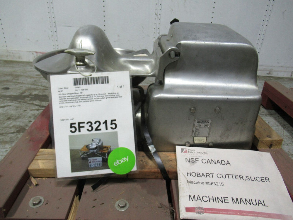 HOBART MODEL 84181 FOOD CUTTER/CHOPPER