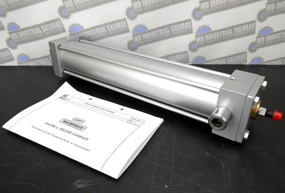 HILLAR - 2-1/2SA-A028 Pneumatic CYLINDER DBL Action Br 2-1/2 Strk: 12" Rod 5/8" 