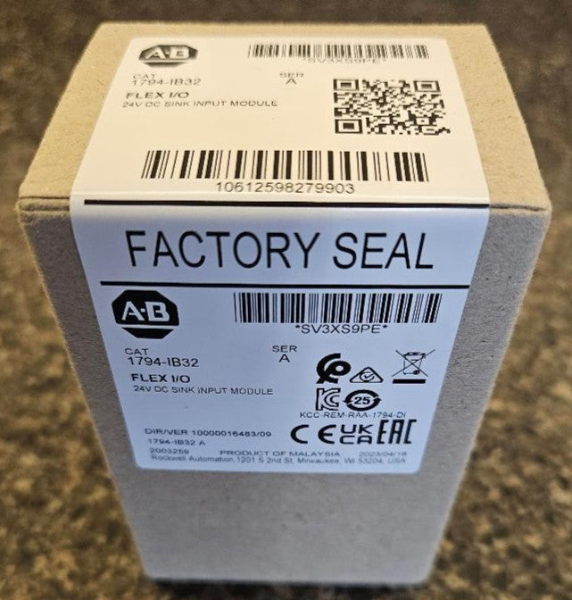 1794-IB32 Allen Bradley SER A Flex I/O 24V DC Input Module (NEW, FACTORY SEALED)