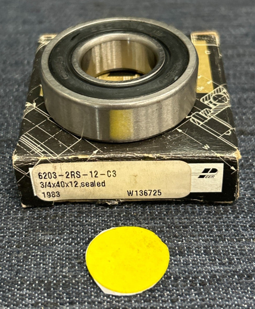 PEER BEARING RADIAL SEALED BEARING  6203 RLD-12  17MM X 40MM X 12MM