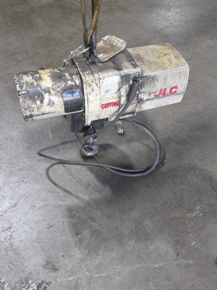 Coffing JLC 1/2 Ton 115v Hoist 20' Chain ** Tested** 