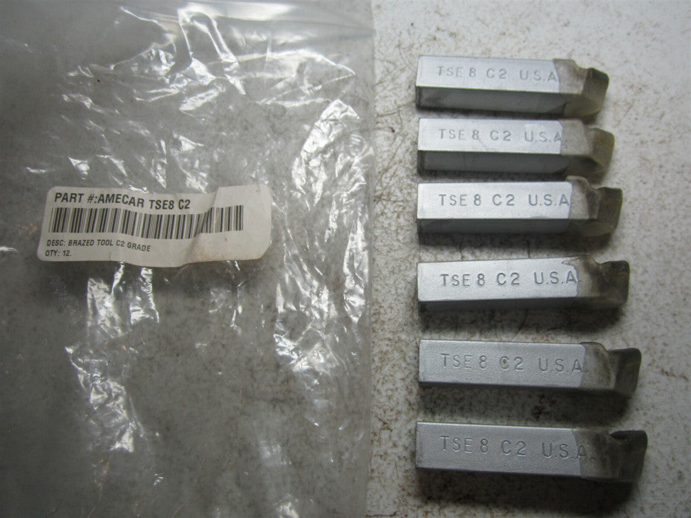 American Carbide Tool (TSE8) C2 Grade Brazed Tool - Pack of 6