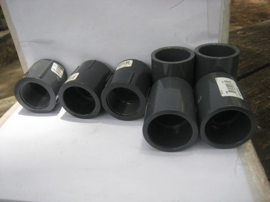 7 Charlotte Pipe 1-1/4 In. Sch. 80 female  PVC Coupling  MIX 4-SLIP 2slip/thr 1T