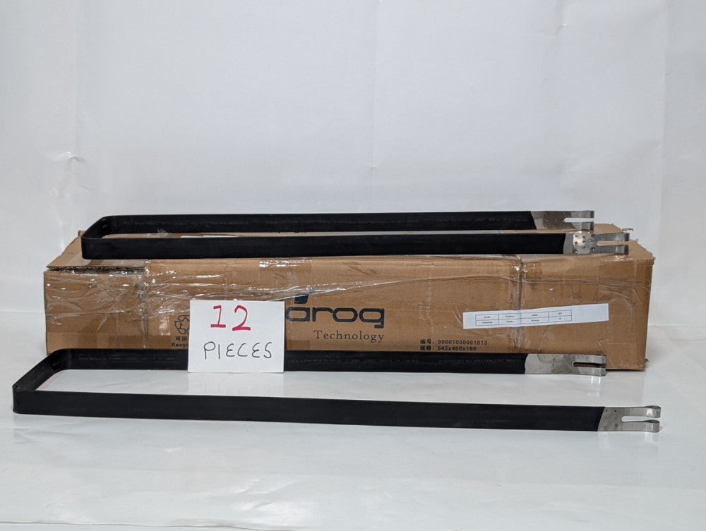 Lot of 12 Harog Technology E329530 Metal Bracket, 31" T x 7.5" W