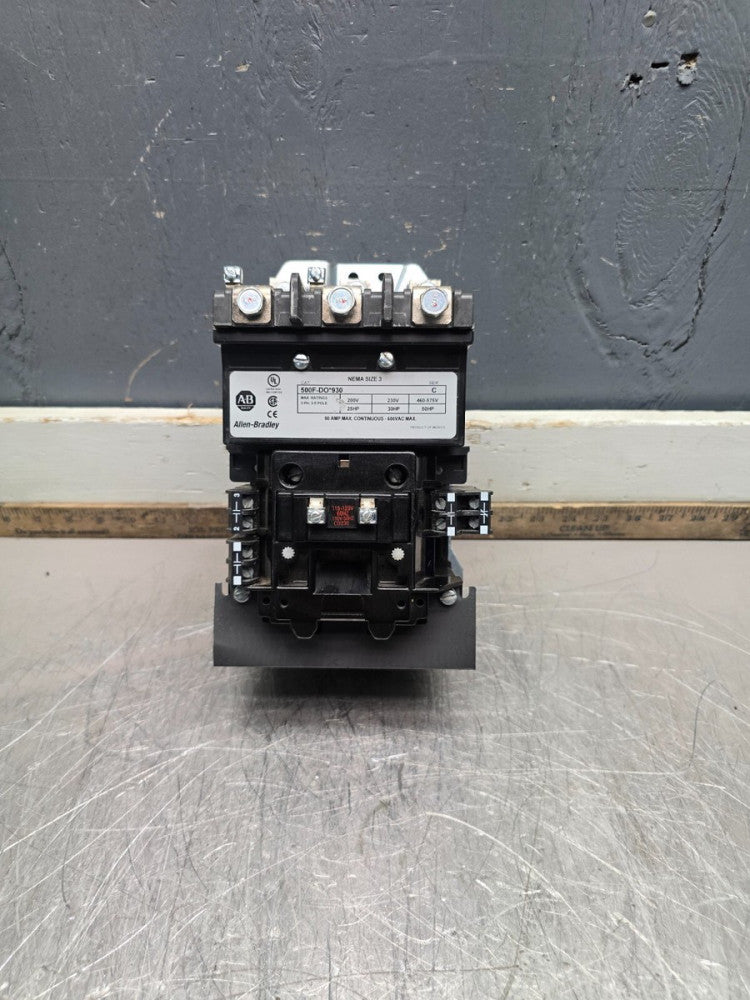 ALLEN BRADLEY 500F-DO*930 SER-C FULL VOLTAGE STARTER NEW SURPLUS! MAKE OFFER !!