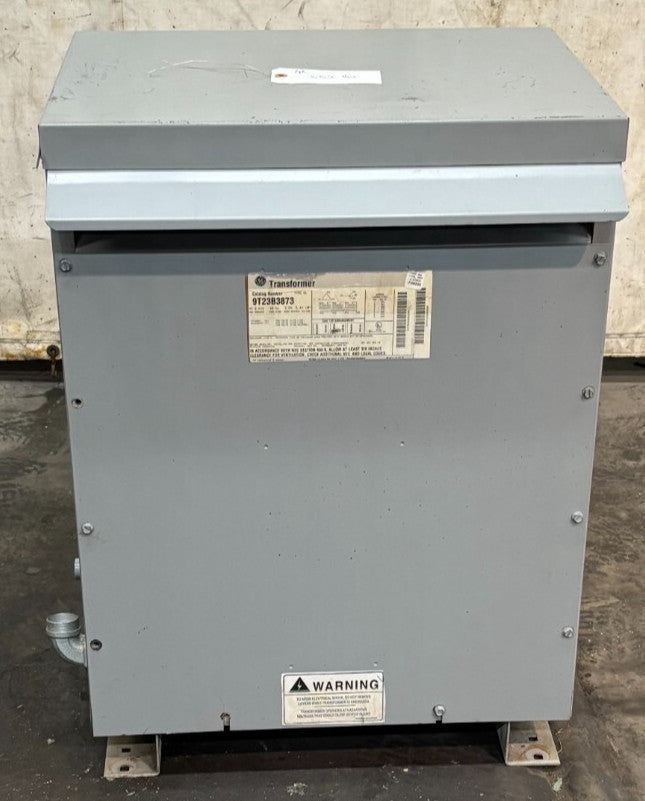 GE DRY TYPE 3-PH TRANSFORMER 9T23B3873 208Y/120 45KVA 480V PRIMARY