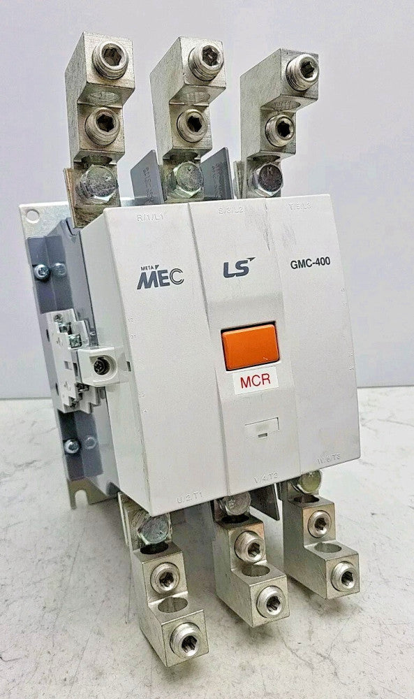 LS Industrial Systems Meta Mec GMC-400 400 Amp Contractor 100-240 Vac Coil Used