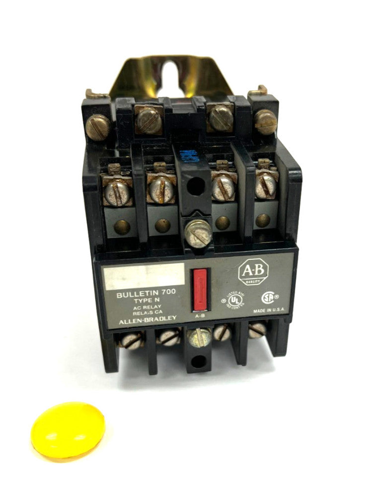 ALLEN BRADLEY 700-N400A1 RELAY 10 AMP 120 VOLT AC COIL 50/60HZ