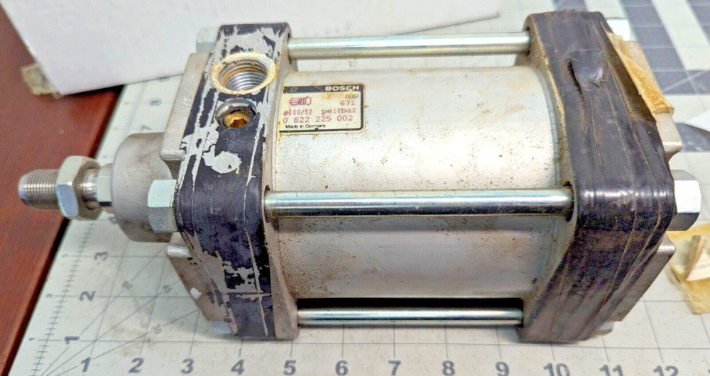 Bosch 0 822 225 002 Pneumatic Cylinder 10 Bar ∅ 100 H 50 2” Stroke [B3B1]