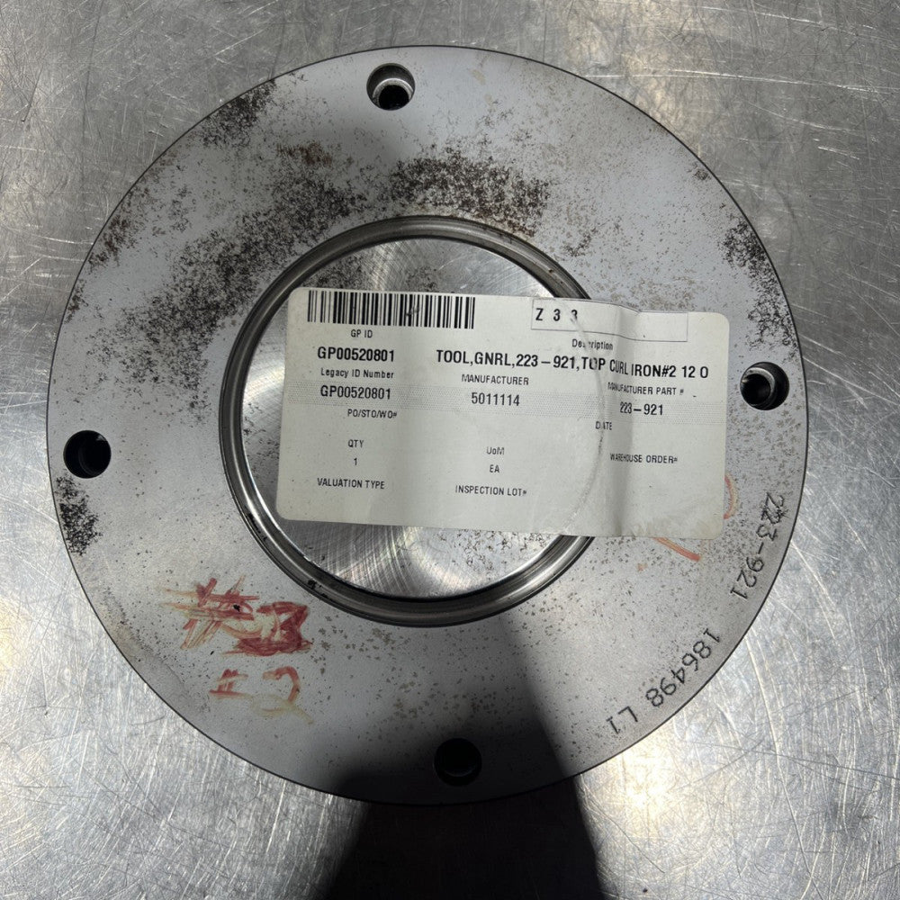TOOL, GNRL, 223-921, TOP CURL IRON#2 12 0 Nos Surplus