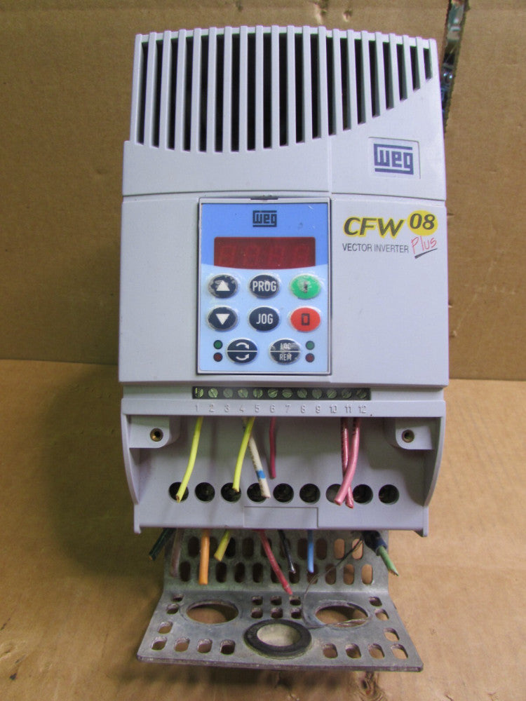 WEG, USCFW080100T3848EON1A1Z, CW08 PLUS VECTOR INVERTER, XLNT T/O! MAKE OFFER!!