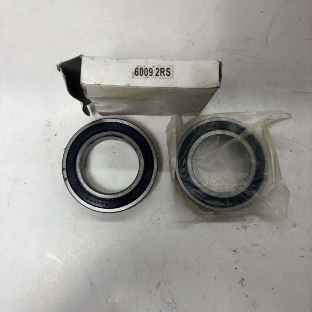 HBC DEEP GROVE BEARING S6009-2RS OAD 45MMX 75MMX 16MM CHROME STEEL LOT OF 2