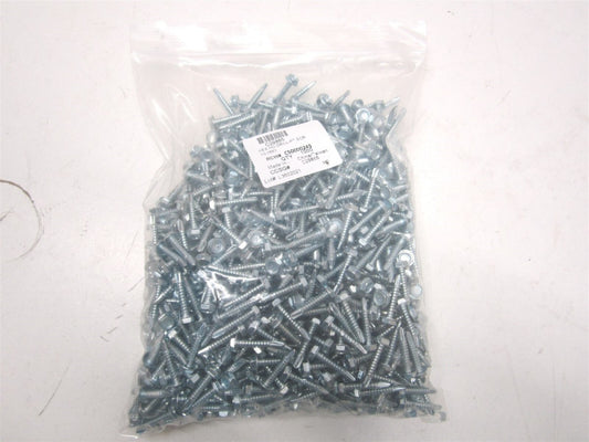 (C50000245) #10 x 1" Hex Washer Head #3 Point Self Drilling Screw - Pack of 1000