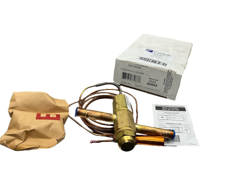 CARRIER EA11ZC030 THERMOSTATIC EXPANSION VALVE NOS