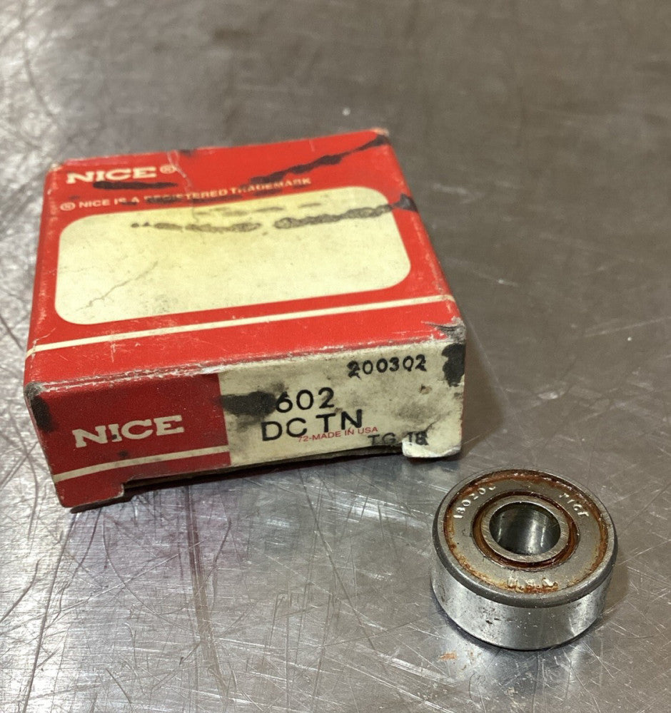 NICE 1602 DCTNTG18  Precision Radial Bearing 1/4" ID