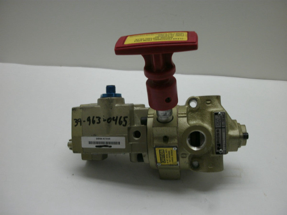 ROSS 2773A3966 PNEUMATIC LOCKOUT EXHAUST VALVE 3/8" 1-10 BAR