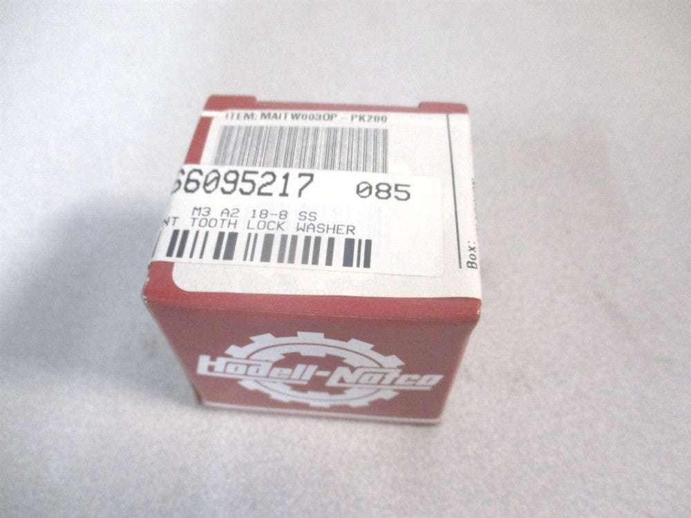 (MAITW003OP) M3 Screw 3.2mm ID SS Internal Tooth Lock Washer - Pack of 200