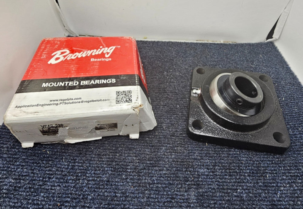 BROWNING VF4S-220: Four-Bolt Flange Ball Bearing Unit - 1-1/4 in Bore