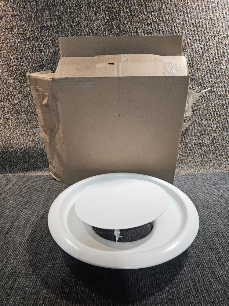 Price Industries RPD Round Plaque Diffuser A 08" 0-200CFM White B12 Circular