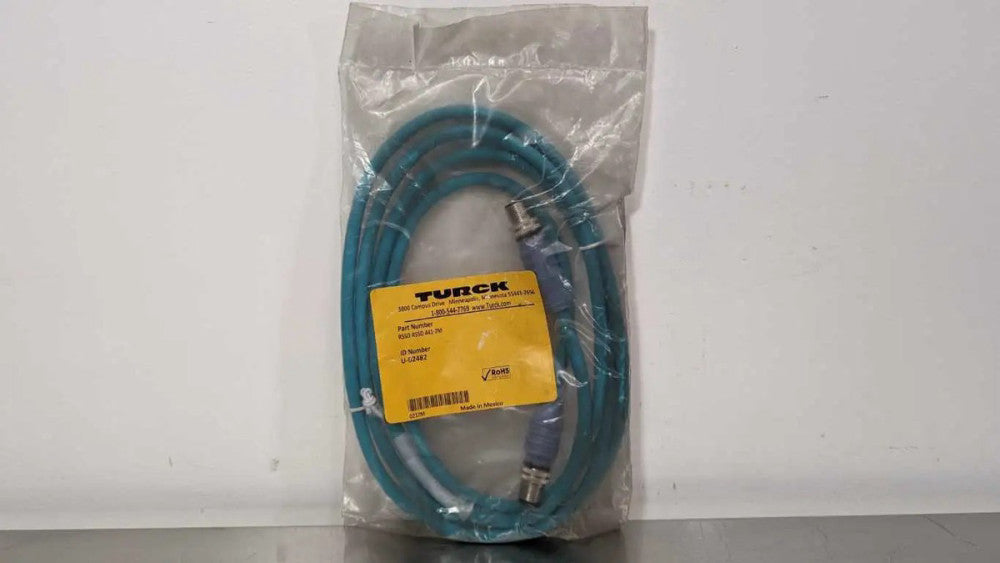 Turck RSSD RSSD 441-2M Extension Cable U-02482 2m M12 Male to Male Straight 4...