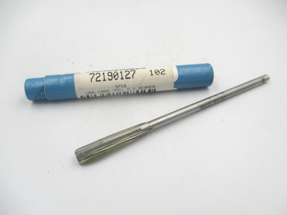 (2400-06) 3/16″ x 4-1/2" OAL 4Fl Straight Shank Carbide-Tipped Chucking Reamer 