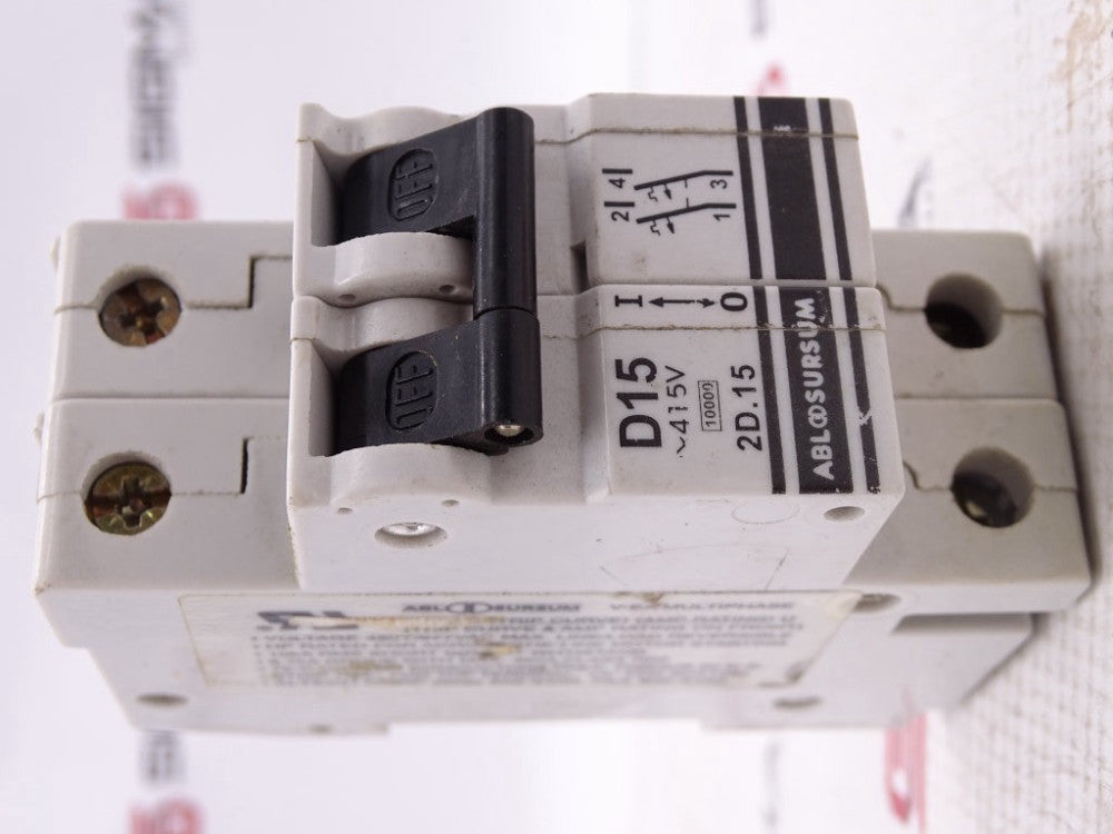 ABL SURSUM 2D.15 CIRCUIT BREAKER USED - Used