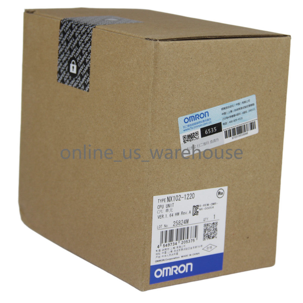 One Brand New Omron NX102-1220 NX102-1220 NX Series CPU Unit