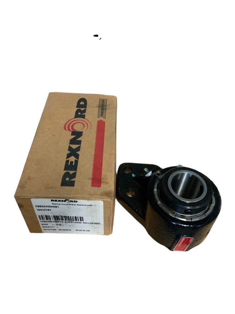Rexnord FBB22423HK81 1-7/16” Flange Roller Bearing, Ductile Iron