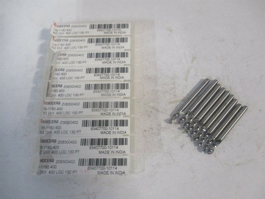 (07392) #32 130° 1/8 x 1-1/2" OAL Regular Spiral Circuit Board Drill Bit - Qty 9