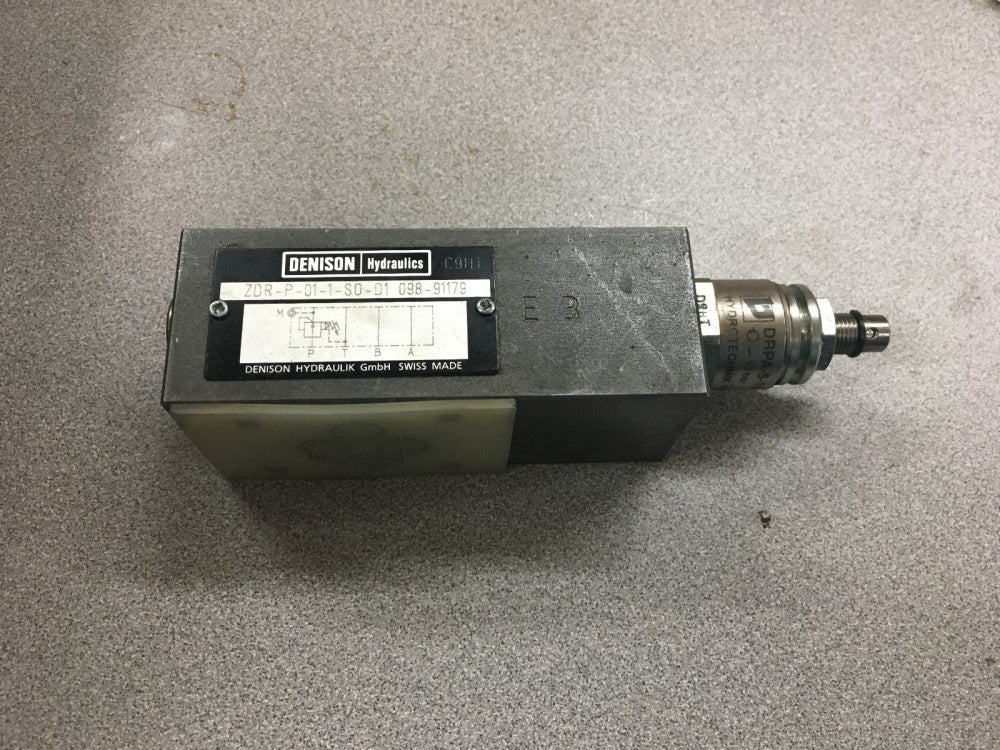 NEW NO BOX DENISON 098-91179 HYDRAULIC FLOW CONTROL VALVE ZDR-P-01-1-S0-D1