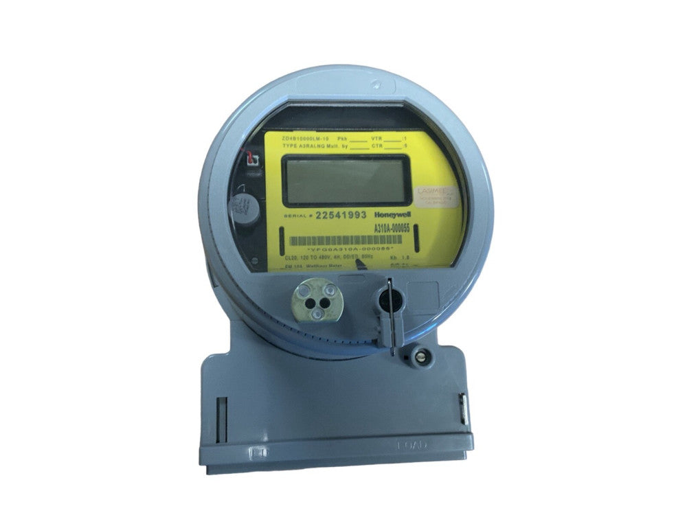 Electronic Watthour Meter Type A3RALNQ Class CL20, STYLE# ZD4B10000LM, 120/480 V