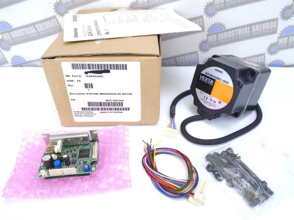 Orientalmotor - AKHM450KC-GFH - BRUSHLESS DC MOTOR w/GFH4G50 50:1 GEAR HEAD -NEW