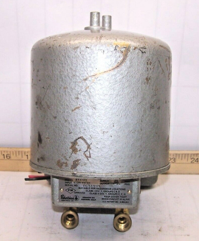 Robertshaw Explosion Proof Current To Pneumatic Transducer 3-15 PSIG   443-B1