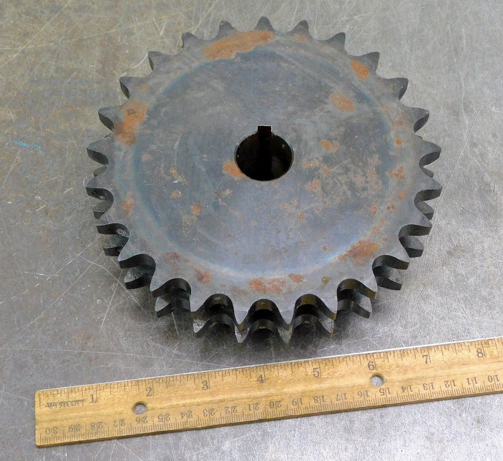 Martin D60B25H Double Roller Chain Sprocket #60 25 Teeth 1" Bore