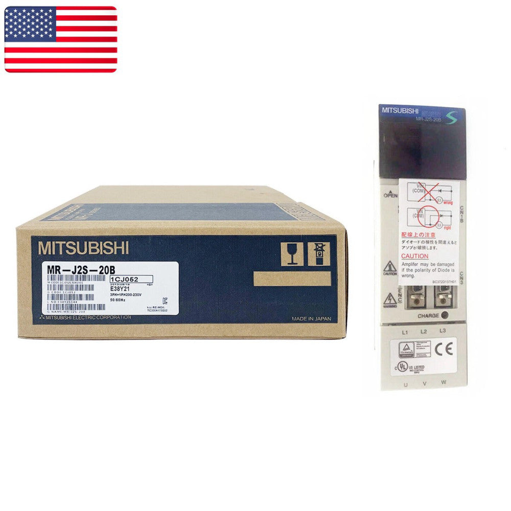 1PC MITSUBISHI AC SERVO DRIVER MR-J2S-20B MRJ2S20B NEW ORIGINAL- US Stock