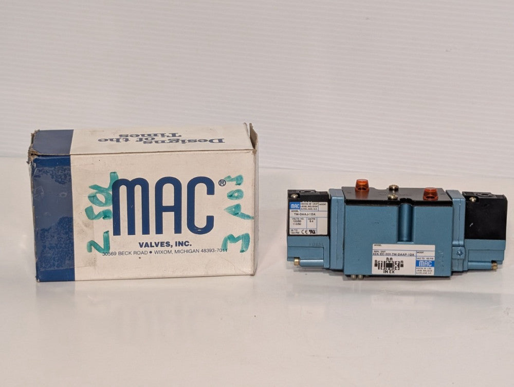 MAC Valves TM-DAAJ-1DA with 82A-EC-000-TM-DAAP-1DA Solenoid Valve & Coil NIB