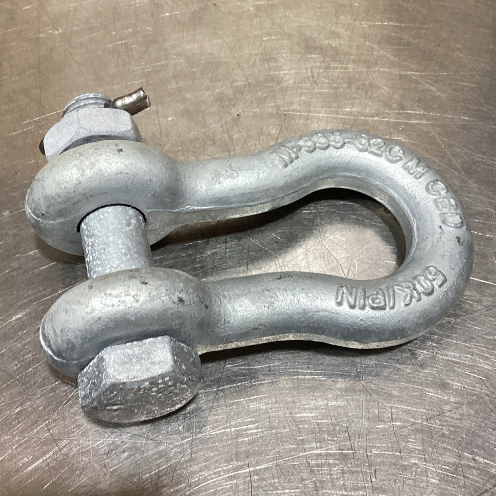 Qty 1 QMC Anchor Clevis Shackle Heavy Duty NEW 60K/BOLT S46 ASH-66AV M33582C