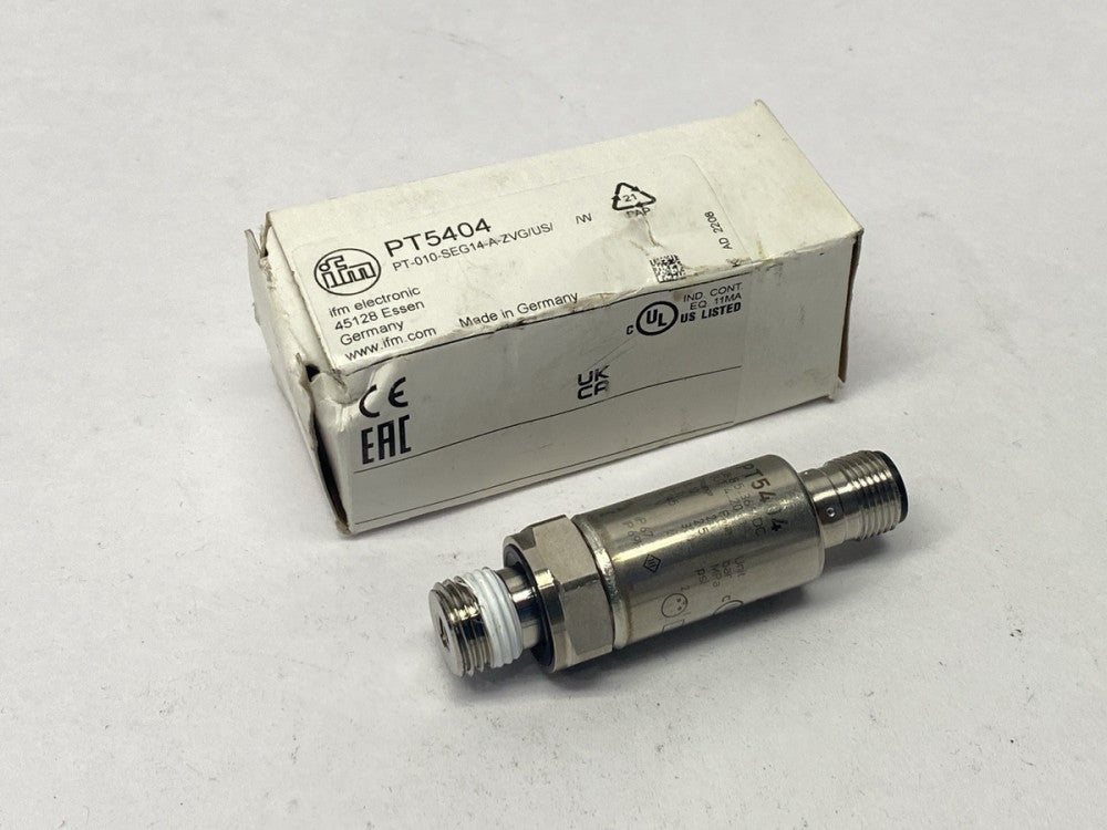 ifm PT5404 Pressure Transmitter PT-010-SEG14-A-ZVG/US/ /W