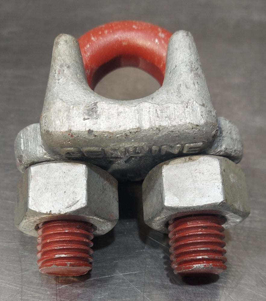 GENUINE CROSBY G-450, 7/8, Red-U-Bolt Wire Rope Clips