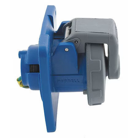 Hubbell Wiring Device-Kellems Hbl3100r6w Watertight Pin & Sleeve Receptacle,