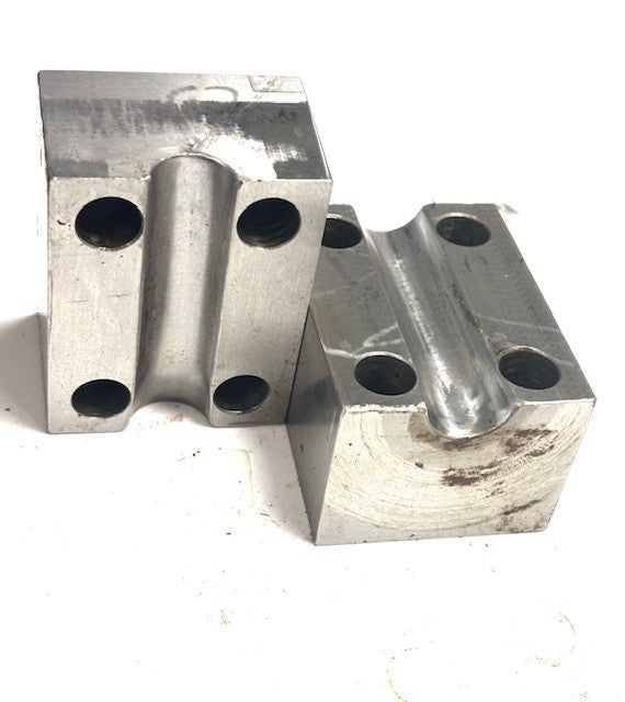 SOFT JAW BLOCK FOR LATHE .639" HOLE DIA (LOT OF 2)
