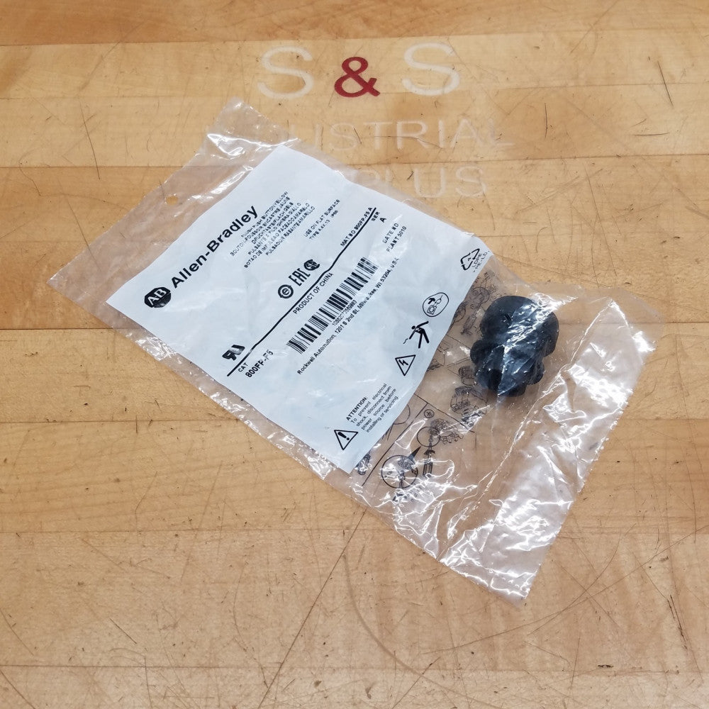 Allen Bradley 800FP-F5 Series A Flush Push Button, Yellow - NEW