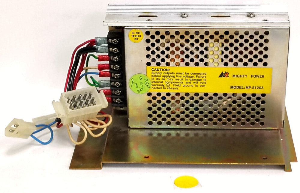 MIGHTY POWER MP-8102A POWER SUPPLY W/ZINC PLATED HOUSING 115/230VAC