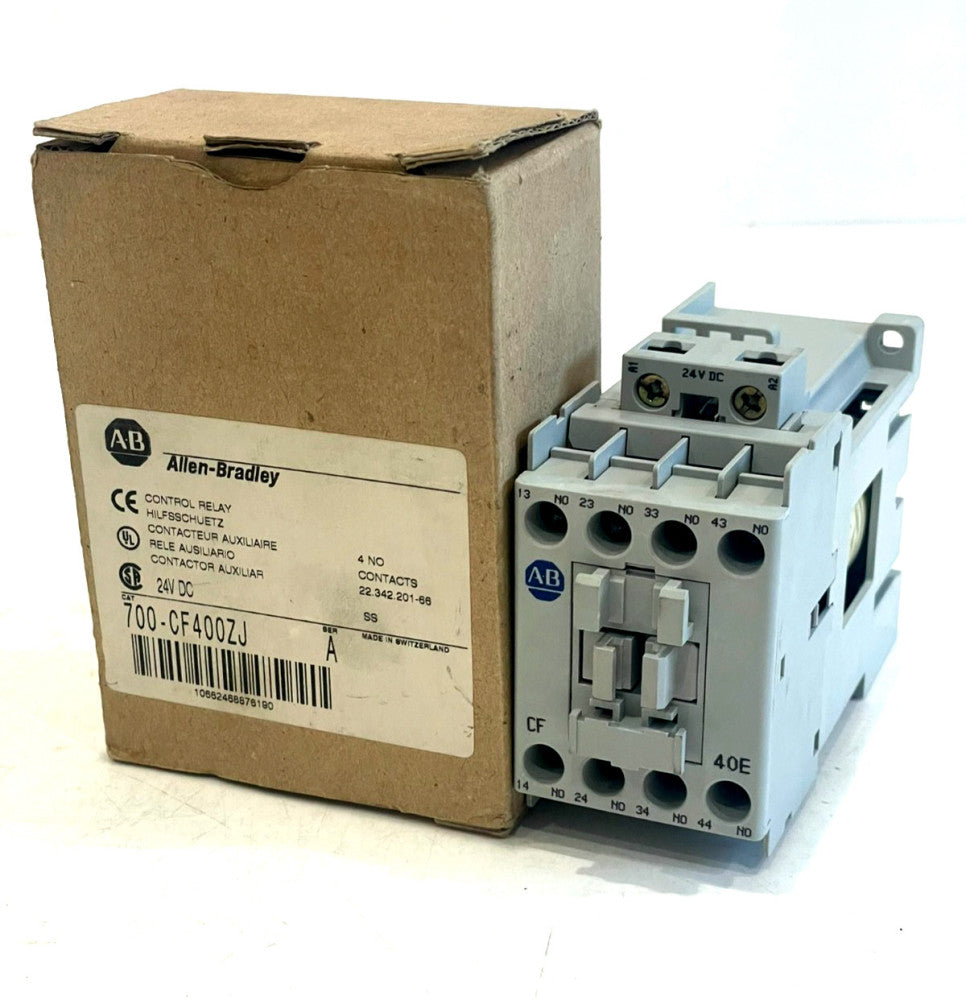 ALLEN BRADLEY 700-CF400ZJ CONTROL RELAY SER.A 700CF400ZJ NEW, SURPLUS