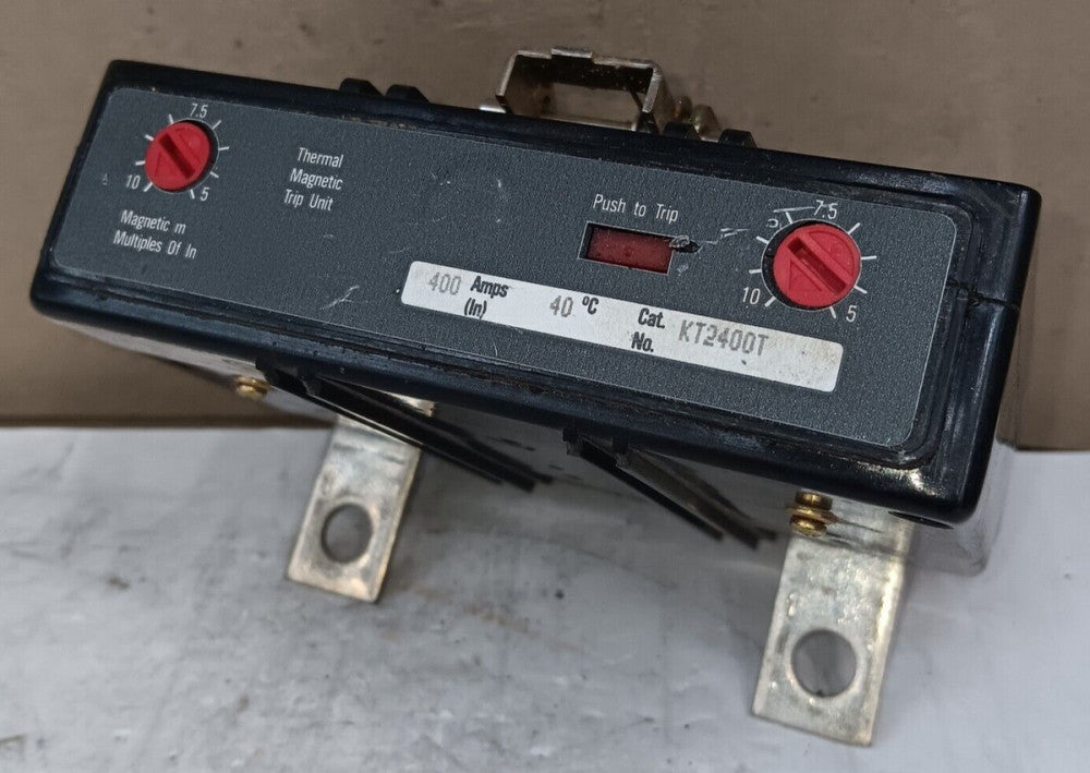 EATON KT2400T 400 AMP MAGNETIC ADJUSTABLE TRIP UNIT 2 POLE