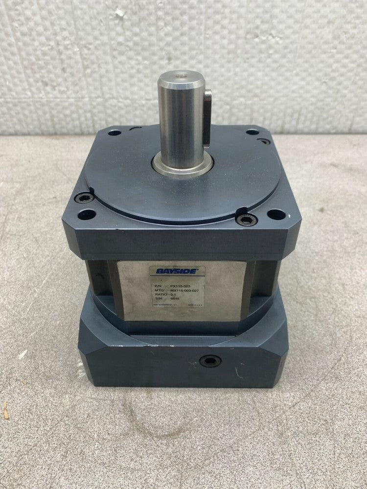 NEW NO BOX BAYSIDE PARKER 3:1 RATIO Helical Planetary Gearmotor PX115-003