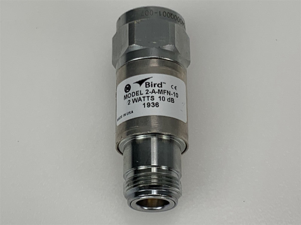 Bird 2-A-MFN-10 Attenuator 2-Watt 10 dB 1936 