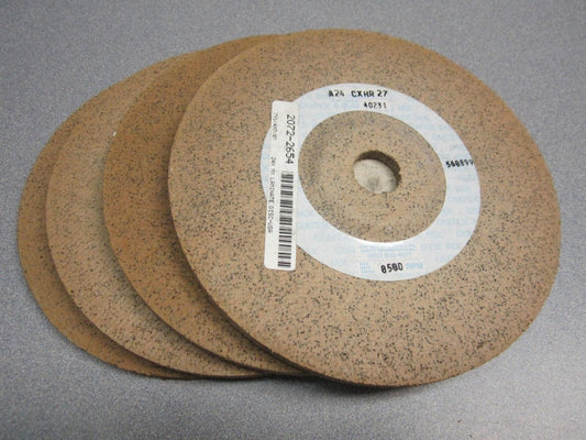 (4) Cratex MX 40231 Fiber Grinding Discs 8500 RPMs 7" x 1/4" x 7/8" A24 CXHR27