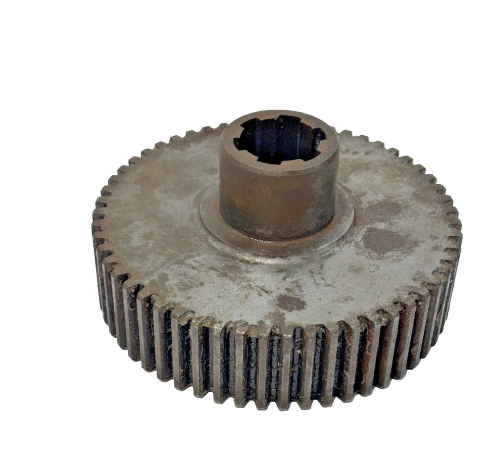 E19 5-5/8" SPUR GEAR, GEAR PITCH:5/16, BORE ID: 1-5/32", 55 TEETH