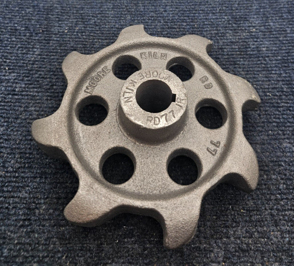 Moore Kiln RD 77: Replacement Sprocket 8 Teeth 1 1/4” Bore 3/8” Keyway